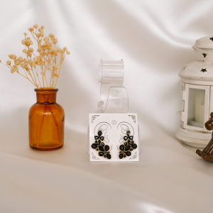 Best Black Crystal Floral Earrings 2025